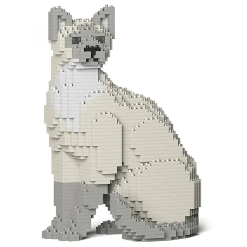 Jekca Games-- Tonkinese Cat 01S-M02 - Lego - Sculpture - Construction - 4D - Brick Animals - Toys - Avvenice