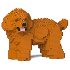 Jekca Games-- Toy Poodle 05-M04 - Big - Lego - Sculpture - Construction - 4D - Brick Animals - Toys - Avvenice