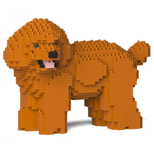 Jekca Games-- Toy Poodle 05-M04 - Big - Lego - Sculpture - Construction - 4D - Brick Animals - Toys - Avvenice