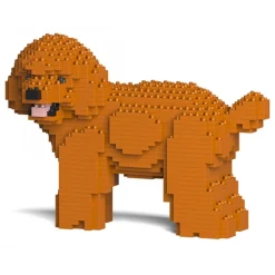 Jekca Games-- Toy Poodle 05-M04 - Big - Lego - Sculpture - Construction - 4D - Brick Animals - Toys - Avvenice