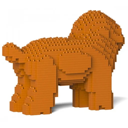 Jekca Games-- Toy Poodle 05-M04 - Big - Lego - Sculpture - Construction - 4D - Brick Animals - Toys - Avvenice