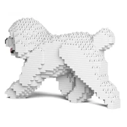 Jekca Games-- Toy Poodle 02-M01 - Big - Lego - Sculpture - Construction - 4D - Brick Animals - Toys - Avvenice