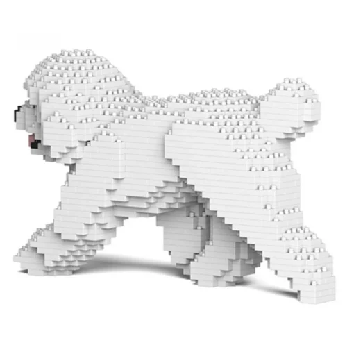 Jekca Games-- Toy Poodle 02-M01 - Big - Lego - Sculpture - Construction - 4D - Brick Animals - Toys - Avvenice