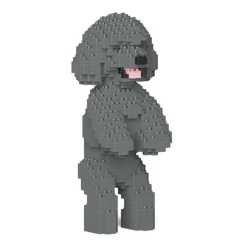 Jekca Games-- Toy Poodle 04S-M06 - Lego - Sculpture - Construction - 4D - Brick Animals - Toys - Avvenice