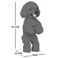 Jekca Games-- Toy Poodle 04S-M06 - Lego - Sculpture - Construction - 4D - Brick Animals - Toys - Avvenice