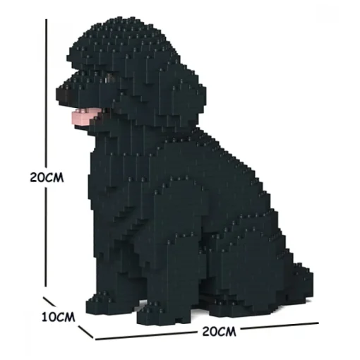 Jekca Games-- Toy Poodle 03S-M02 - Lego - Sculpture - Construction - 4D - Brick Animals - Toys - Avvenice