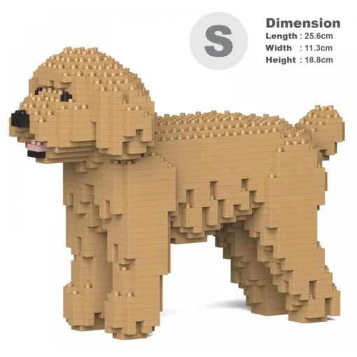 Jekca Games-- Toy Poodle 01S-M03 - Lego - Sculpture - Construction - 4D - Brick Animals - Toys - Avvenice