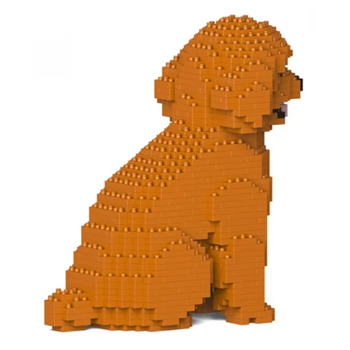 Jekca Games-- Toy Poodle 03S-M04 - Lego - Sculpture - Construction - 4D - Brick Animals - Toys - Avvenice