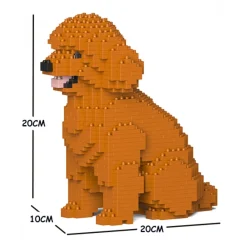 Jekca Games-- Toy Poodle 03S-M04 - Lego - Sculpture - Construction - 4D - Brick Animals - Toys - Avvenice