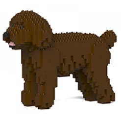 Jekca Games-- Toy Poodle 01S-M05 - Lego - Sculpture - Construction - 4D - Brick Animals - Toys - Avvenice