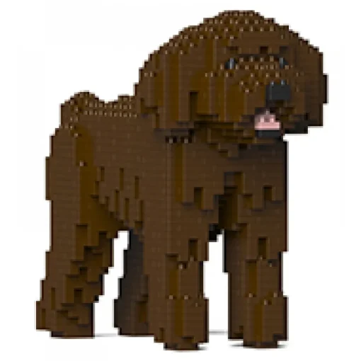 Jekca Games-- Toy Poodle 01S-M05 - Lego - Sculpture - Construction - 4D - Brick Animals - Toys - Avvenice
