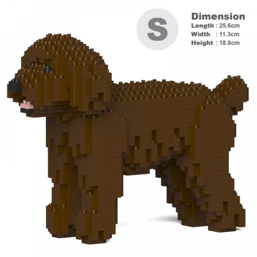 Jekca Games-- Toy Poodle 01S-M05 - Lego - Sculpture - Construction - 4D - Brick Animals - Toys - Avvenice