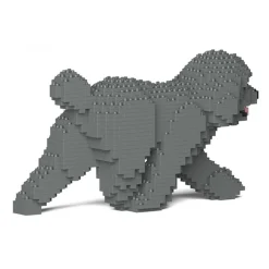 Jekca Games-- Toy Poodle 02S-M06 - Lego - Sculpture - Construction - 4D - Brick Animals - Toys - Avvenice