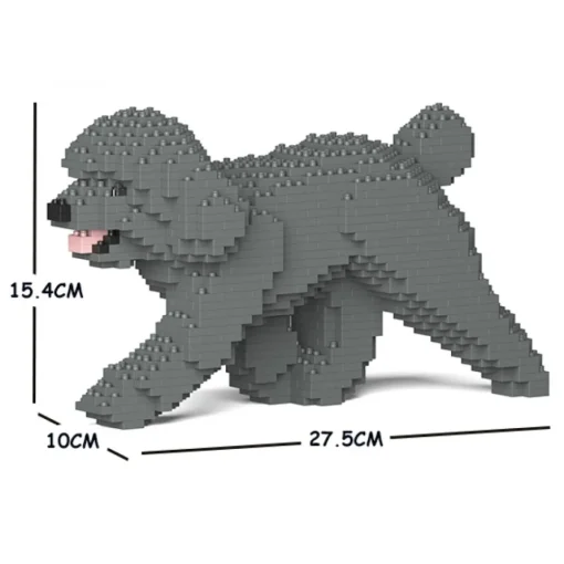 Jekca Games-- Toy Poodle 02S-M06 - Lego - Sculpture - Construction - 4D - Brick Animals - Toys - Avvenice