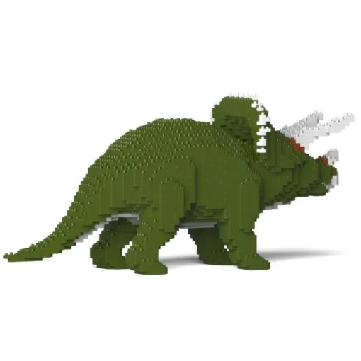 Jekca Games-- Triceratops - Dinosaur - 01S-M01 - Lego - Sculpture - Construction - 4D - Brick Animals - Toys - Avvenice
