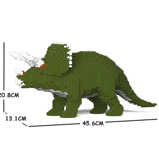 Jekca Games-- Triceratops - Dinosaur - 01S-M01 - Lego - Sculpture - Construction - 4D - Brick Animals - Toys - Avvenice