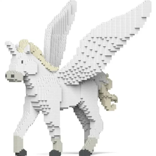 Jekca Games-- Unicorn 02 - Big - Lego - Sculpture - Construction - 4D - Brick Animals - Toys - Avvenice