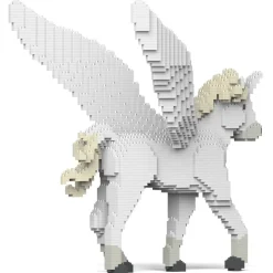 Jekca Games-- Unicorn 02 - Big - Lego - Sculpture - Construction - 4D - Brick Animals - Toys - Avvenice