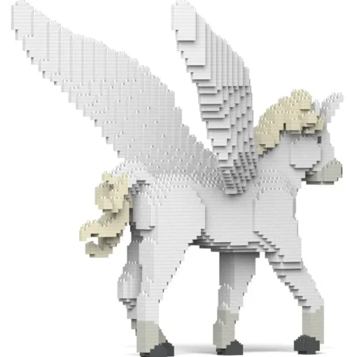 Jekca Games-- Unicorn 02 - Big - Lego - Sculpture - Construction - 4D - Brick Animals - Toys - Avvenice