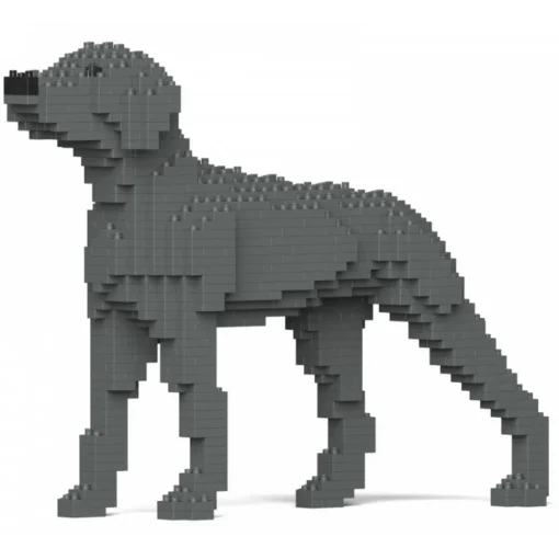 Jekca Games-- Weimaraner 01 - Big - Lego - Sculpture - Construction - 4D - Brick Animals - Toys - Avvenice