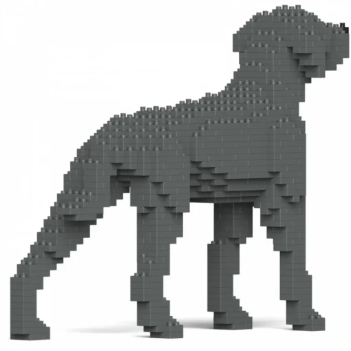 Jekca Games-- Weimaraner 01 - Big - Lego - Sculpture - Construction - 4D - Brick Animals - Toys - Avvenice