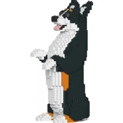 Jekca Games-- Welsh Corgi 05-M03 - Big - Lego - Sculpture - Construction - 4D - Brick Animals - Toys - Avvenice