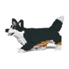 Jekca Games-- Welsh Corgi 04S-M03 - Lego - Sculpture - Construction - 4D - Brick Animals - Toys - Avvenice