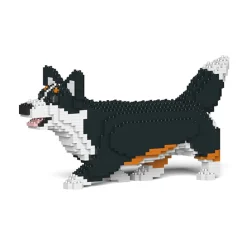 Jekca Games-- Welsh Corgi 04S-M03 - Lego - Sculpture - Construction - 4D - Brick Animals - Toys - Avvenice