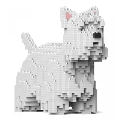 Jekca Games-- West Highland White Terrier 01S - Lego - Sculpture - Construction - 4D - Brick Animals - Toys - Avvenice