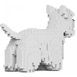Jekca Games-- West Highland White Terrier 01S - Lego - Sculpture - Construction - 4D - Brick Animals - Toys - Avvenice
