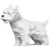 Jekca Games-- West Highland White Terrier 02 - Big - Lego - Sculpture - Construction - 4D - Brick Animals - Toys - Avvenice