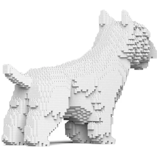 Jekca Games-- West Highland White Terrier 02 - Big - Lego - Sculpture - Construction - 4D - Brick Animals - Toys - Avvenice