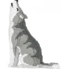 Jekca Games-- Wolf 01 - Lego - Sculpture - Construction - 4D - Brick Animals - Toys - Avvenice