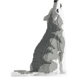 Jekca Games-- Wolf 01 - Lego - Sculpture - Construction - 4D - Brick Animals - Toys - Avvenice