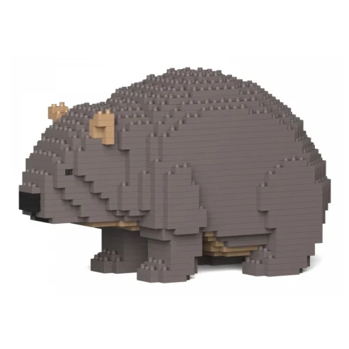 Jekca Games-- Wombat 01S - Lego - Sculpture - Construction - 4D - Brick Animals - Toys - Avvenice