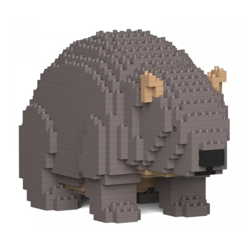 Jekca Games-- Wombat 01S - Lego - Sculpture - Construction - 4D - Brick Animals - Toys - Avvenice