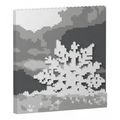 Jekca Games-- Xmas Brick Painting 04S (30x30cm) - Lego - Sculpture - Construction - 4D - Brick Animals - Toys - Avvenice