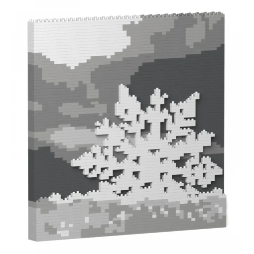 Jekca Games-- Xmas Brick Painting 04S (30x30cm) - Lego - Sculpture - Construction - 4D - Brick Animals - Toys - Avvenice