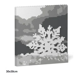 Jekca Games-- Xmas Brick Painting 04S (30x30cm) - Lego - Sculpture - Construction - 4D - Brick Animals - Toys - Avvenice