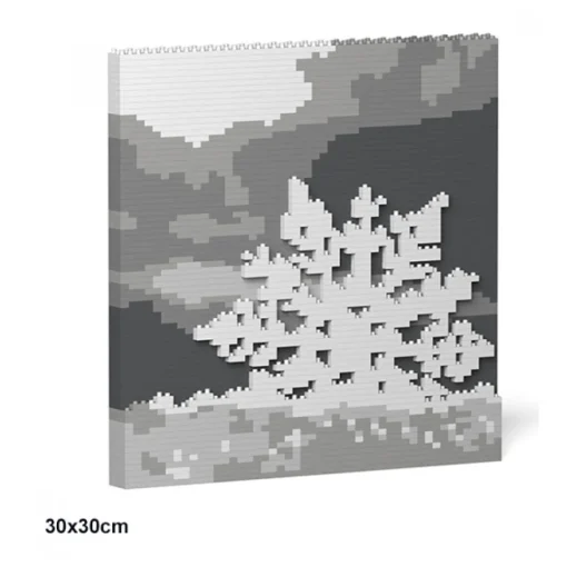 Jekca Games-- Xmas Brick Painting 04S (30x30cm) - Lego - Sculpture - Construction - 4D - Brick Animals - Toys - Avvenice