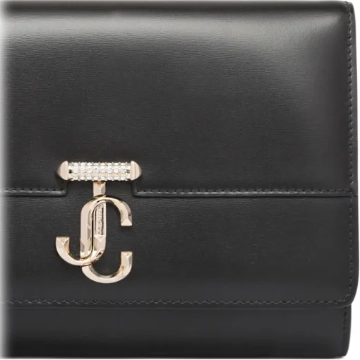 Jimmy Choo Bags-- Avenue Clutch Bag - Black - Exclusive Luxury Collection - Avvenice