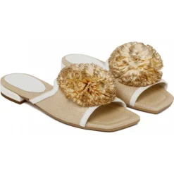 Jimmy Choo Shoes-- I'm Flat Low Shoes - Natural Coffee - Exclusive Luxury Collection - Avvenice