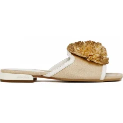 Jimmy Choo Shoes-- I'm Flat Low Shoes - Natural Coffee - Exclusive Luxury Collection - Avvenice