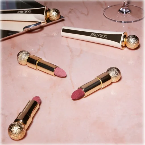 Jimmy Choo Beauty Make Up-Jimmy Choo - JC Satin Lip Colour - English Rose Satin Lipstick - Exclusive Collection - Luxury Fragrance - Avvenice