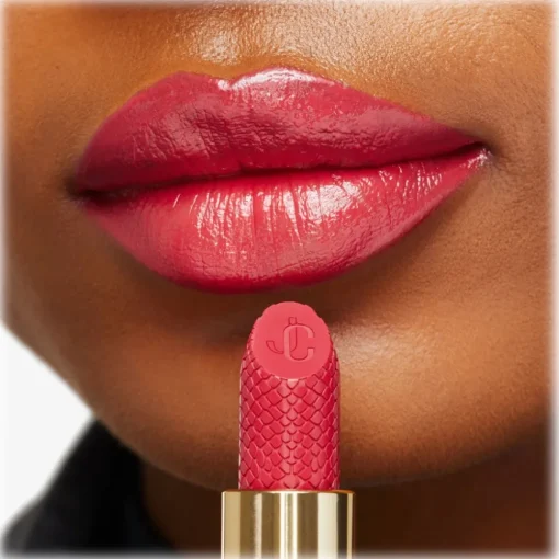 Jimmy Choo Beauty Make Up-Jimmy Choo - JC Satin Lip Colour - English Rose Satin Lipstick - Exclusive Collection - Luxury Fragrance - Avvenice