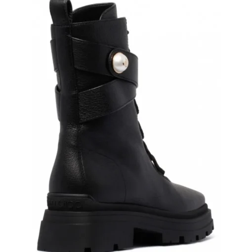 Jimmy Choo Shoes-- Noemi Boots - Black - Exclusive Luxury Collection - Avvenice