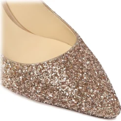 Jimmy Choo Shoes-- Romy 85 Pumps - Silver Gold - Exclusive Luxury Collection - Avvenice