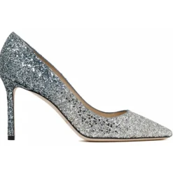 Jimmy Choo Shoes-- Romy Pumps - Silver - Exclusive Luxury Collection - Avvenice