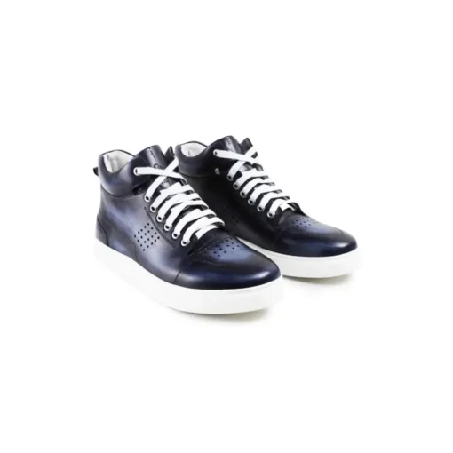 Jovanny Capri Shoes-- Boot Sneakers Shoes - Patina Effect - Handmade in Italy - Leather Shoes - Luxury High Quality - Avvenice