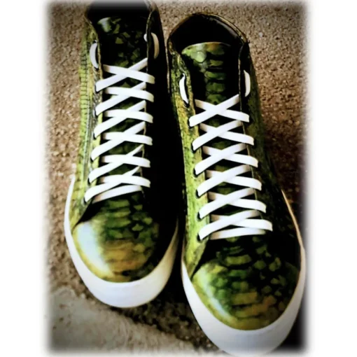 Jovanny Capri Shoes-- Boot Sneakers Shoes - Patina Effect - Handmade in Italy - Leather Shoes - Luxury High Quality - Avvenice